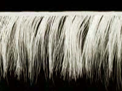 Strucctoll rojt 10-13 cm hosszú - IVORY (Elefántcsontszínű) 